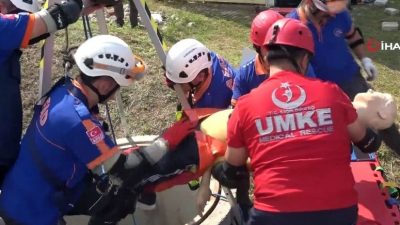 Samsun’da AFAD’dan nefes kesen tatbikat