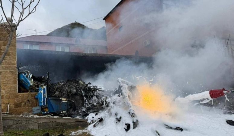 Dağıstan’da bir evin çatısına helikopter düştü! 4 ölü 3 yaralı Rusya’nın Dağıstan bölgesinde yaşanan